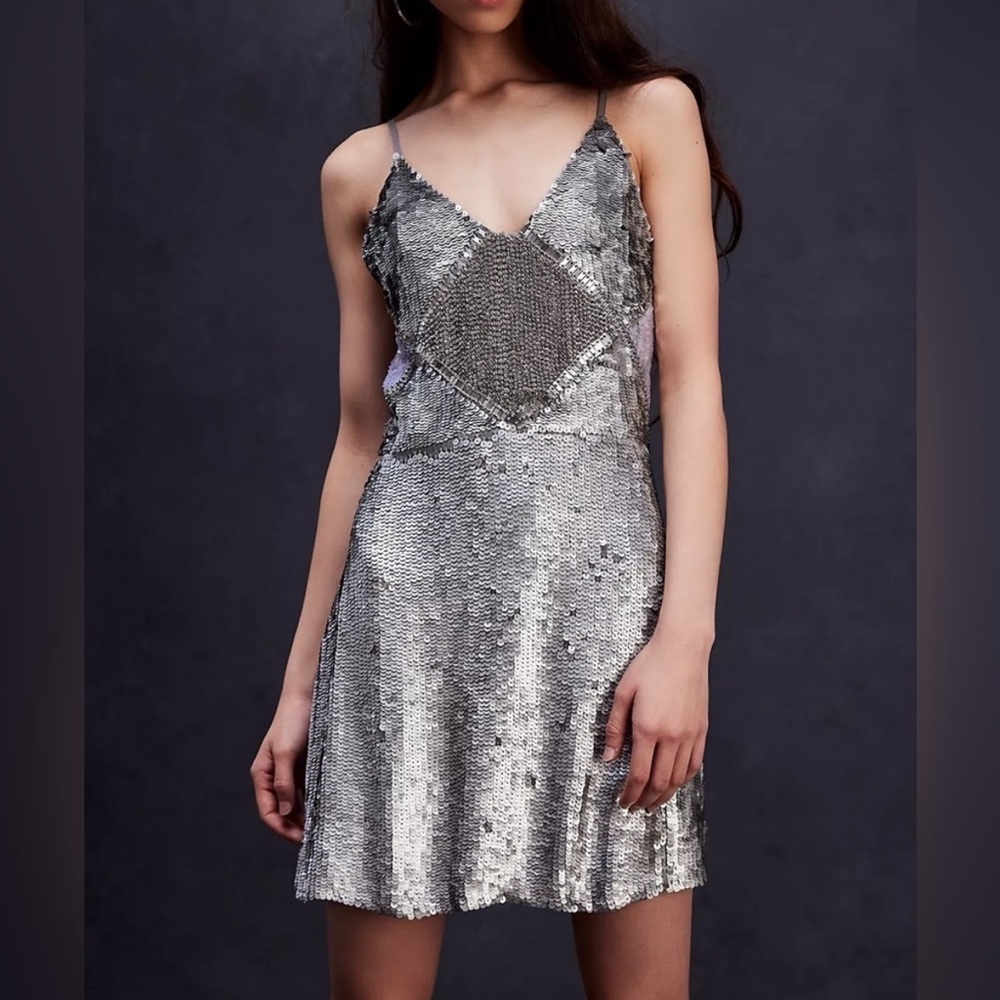 Jen's Pirate Booty Metallic Mini Dress
